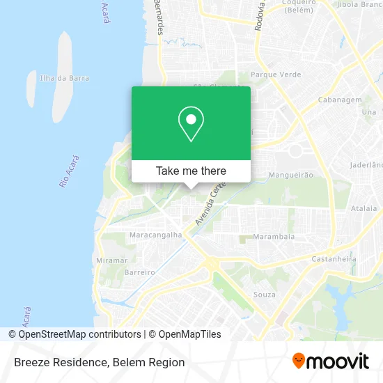 Breeze Residence map