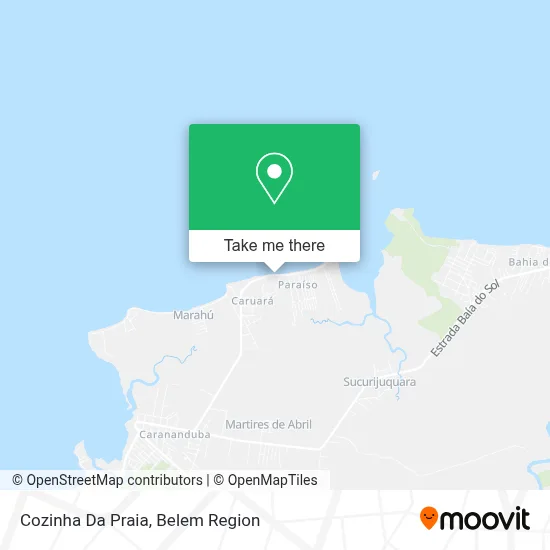 Cozinha Da Praia map