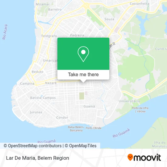 Lar De Maria map