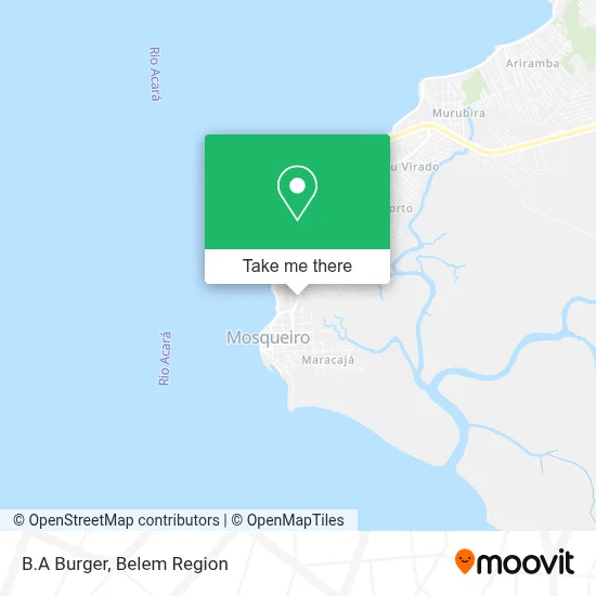B.A Burger map