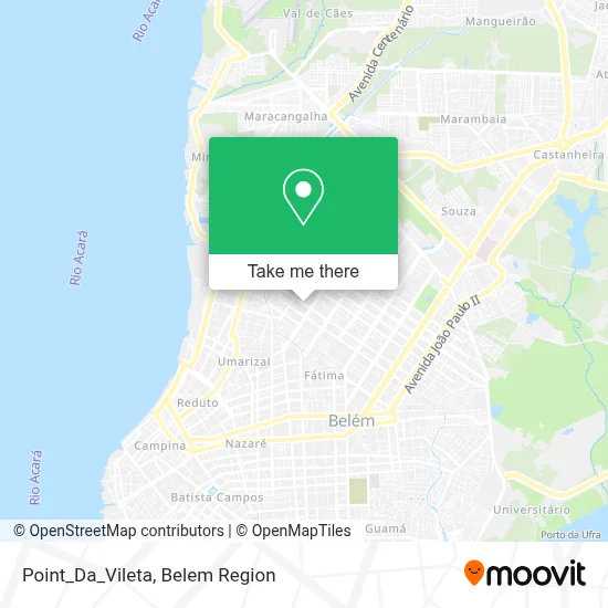 Point_Da_Vileta map