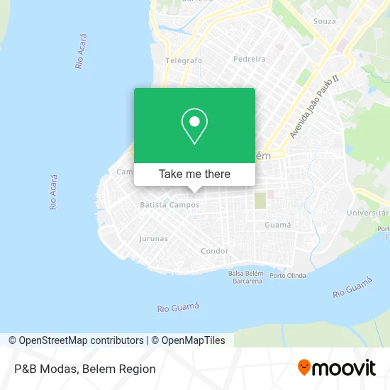 P&B Modas map