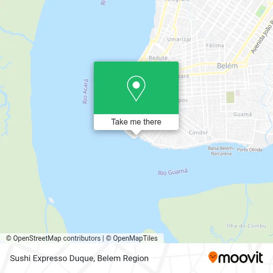 Sushi Expresso Duque map