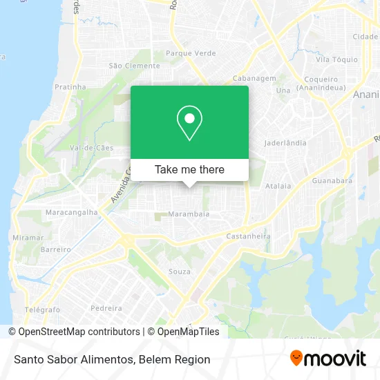 Santo Sabor Alimentos map