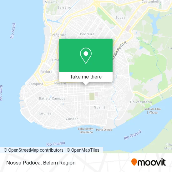 Nossa Padoca map