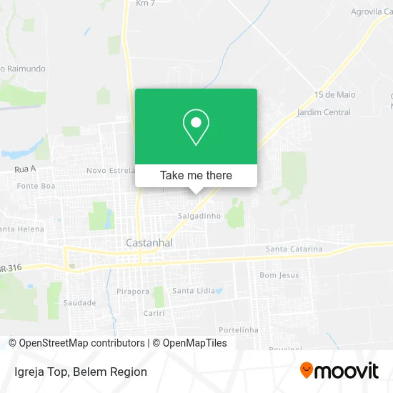 Igreja Top map