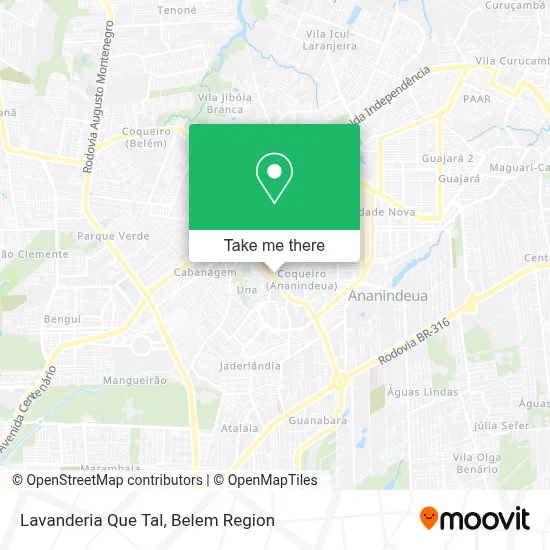 Lavanderia Que Tal map