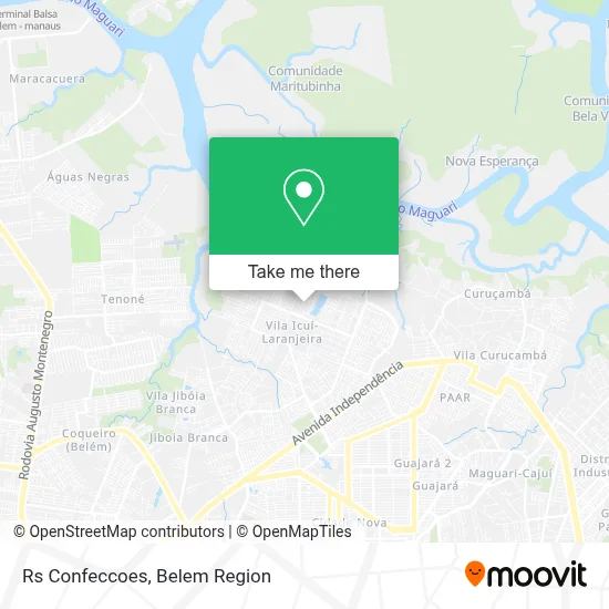 Rs Confeccoes map