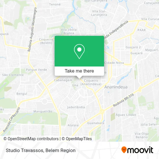 Studio Travassos map