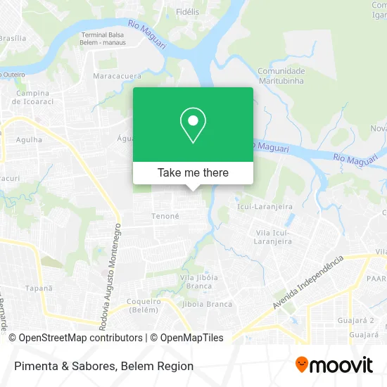 Pimenta & Sabores map