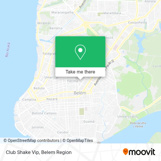 Club Shake Vip map