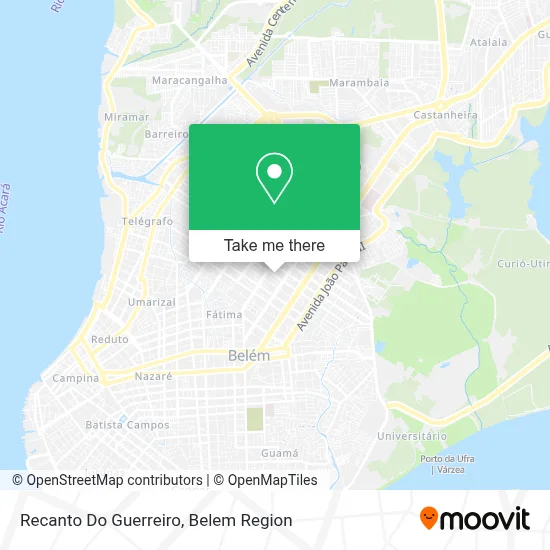 Recanto Do Guerreiro map