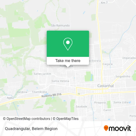 Quadrangular map