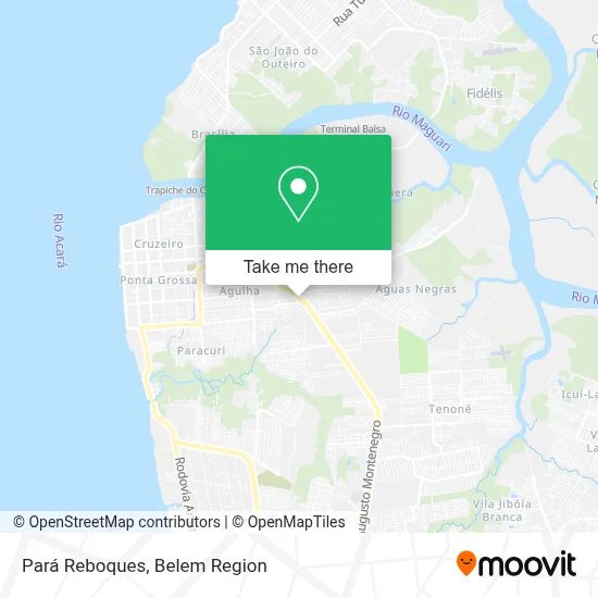 Pará Reboques map