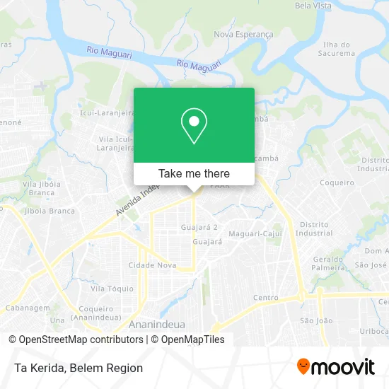 Ta Kerida map