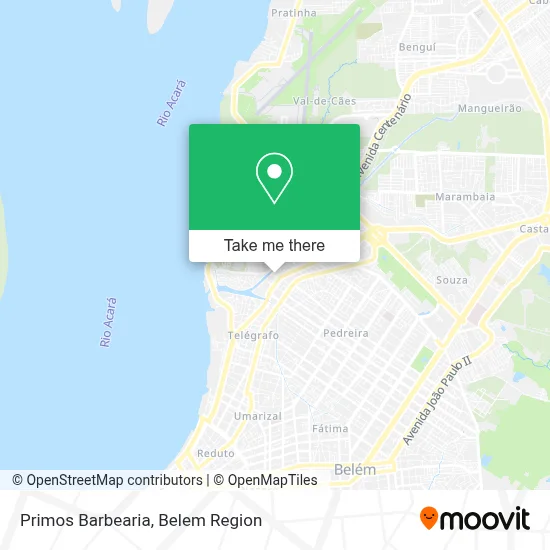 Primos Barbearia map