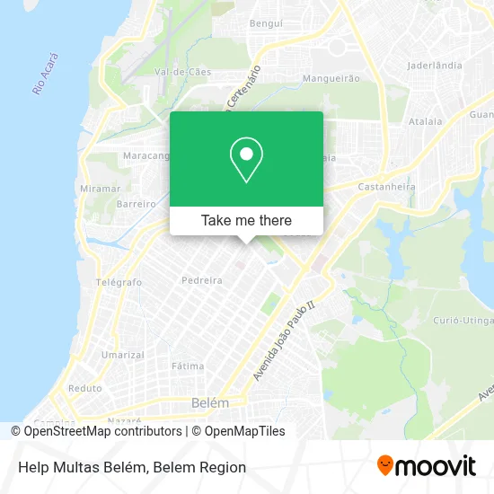 Help Multas Belém map