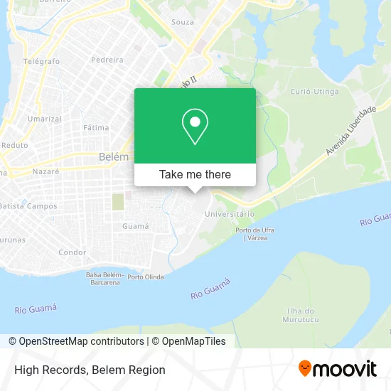 High Records map