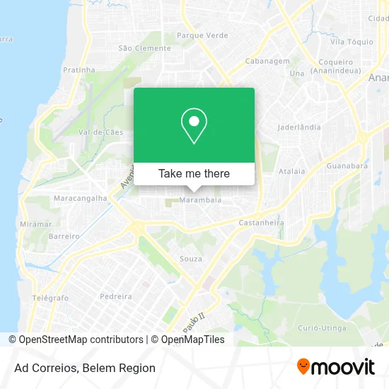 Ad Correios map