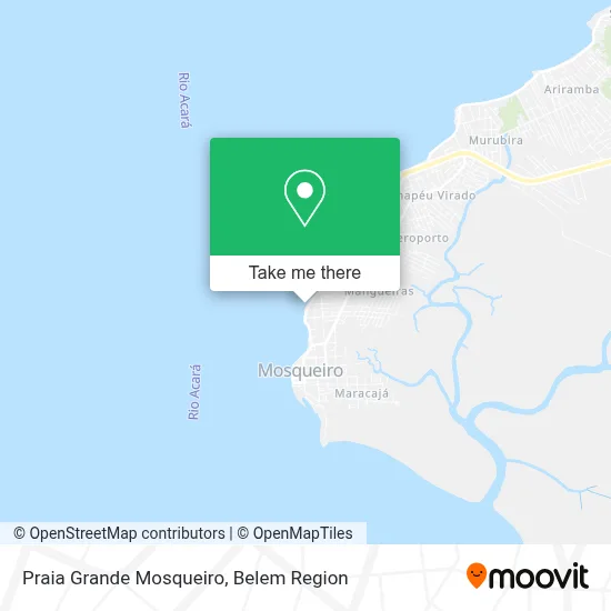 Praia Grande Mosqueiro map