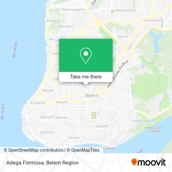 Adega Formosa map
