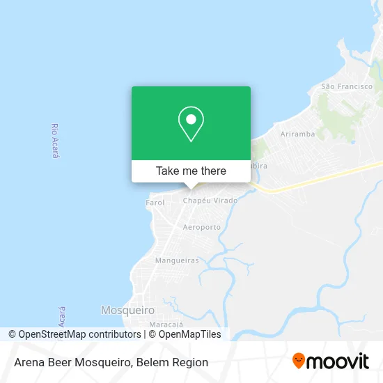 Arena Beer Mosqueiro map