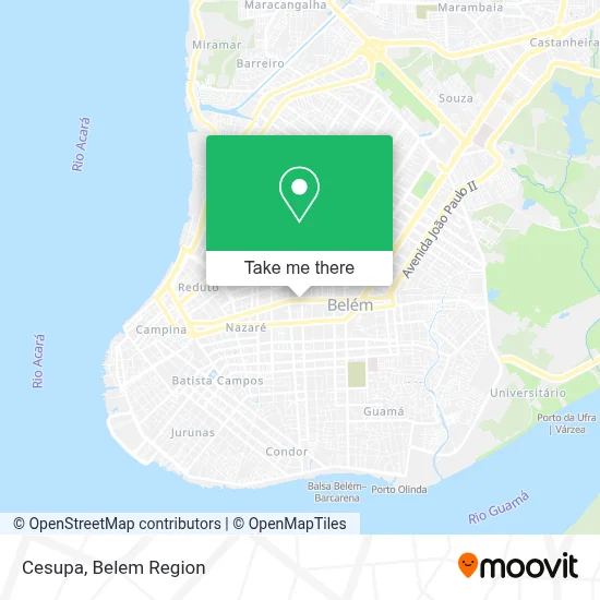 Cesupa map