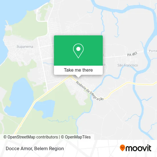 Docce Amor map