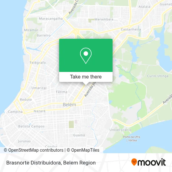 Brasnorte Distribuidora map