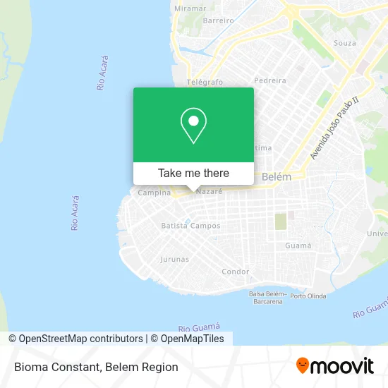 Bioma Constant map