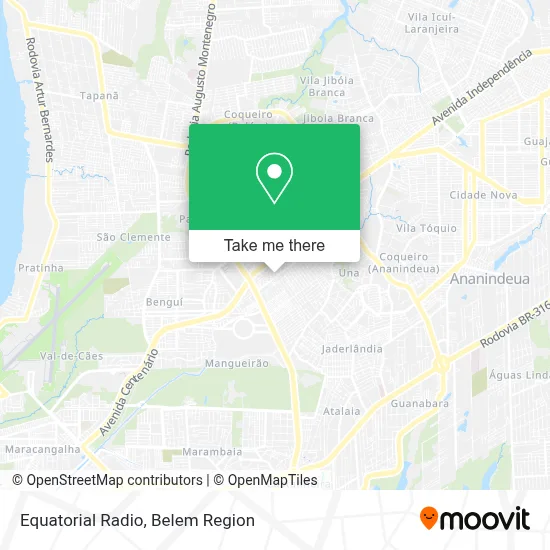 Equatorial Radio map