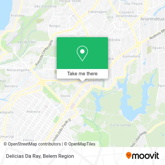 Delicias Da Ray map