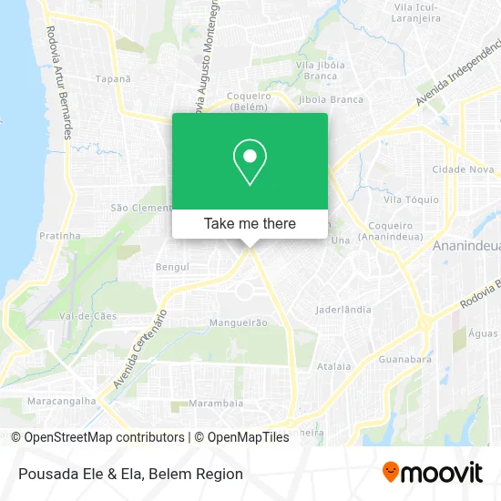 Pousada Ele & Ela map