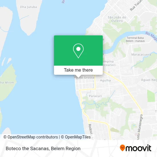 Boteco the Sacanas map