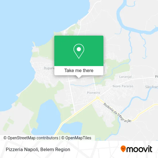 Pizzaria Napoli map
