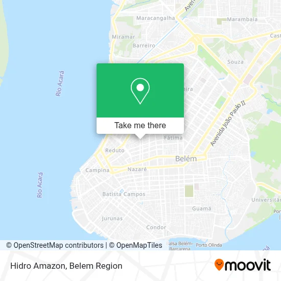 Hidro Amazon map
