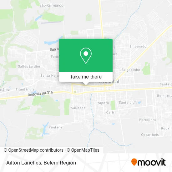Ailton Lanches map