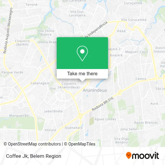 Coffee Jk map