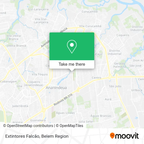 Extintores Falcão map