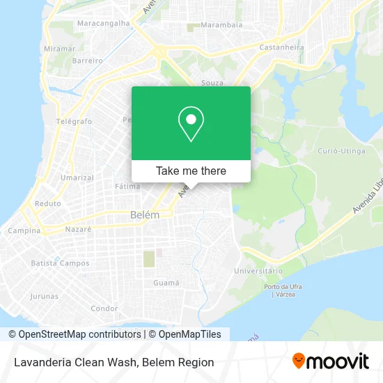 Lavanderia Clean Wash map