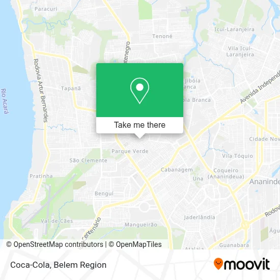 Coca-Cola map