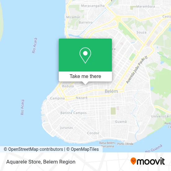 Aquarele Store map