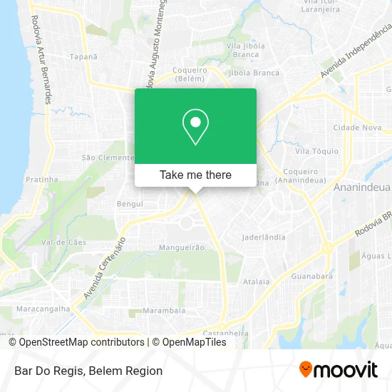 Bar Do Regis map