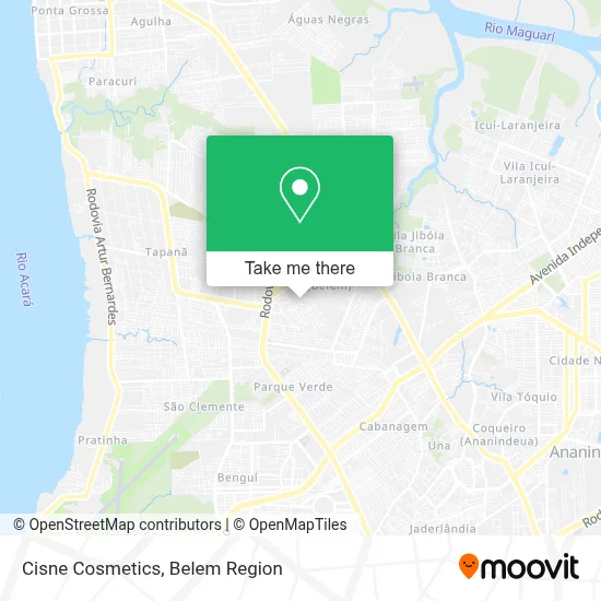 Cisne Cosmetics map