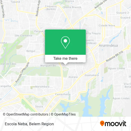 Escola Neba map