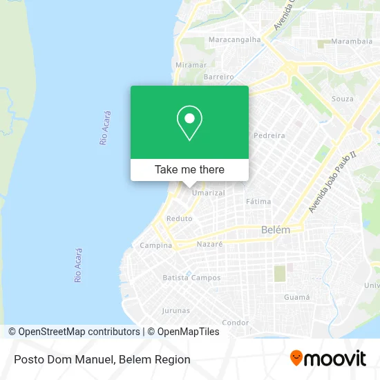 Posto Dom Manuel map