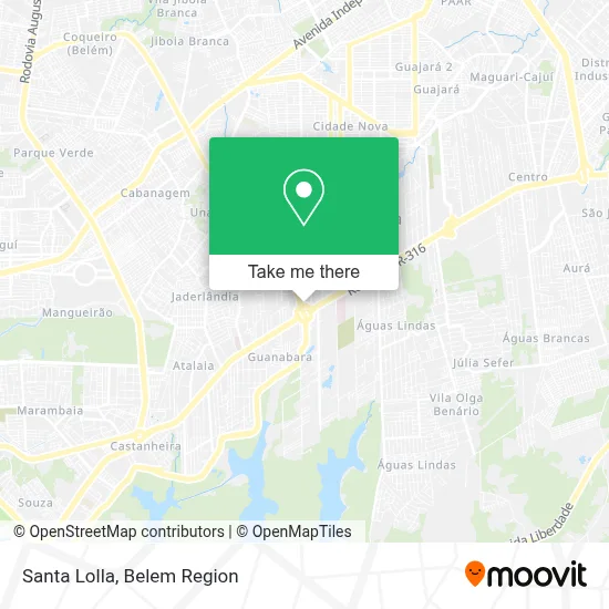 Santa Lolla map