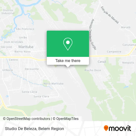 Studio De Beleza map