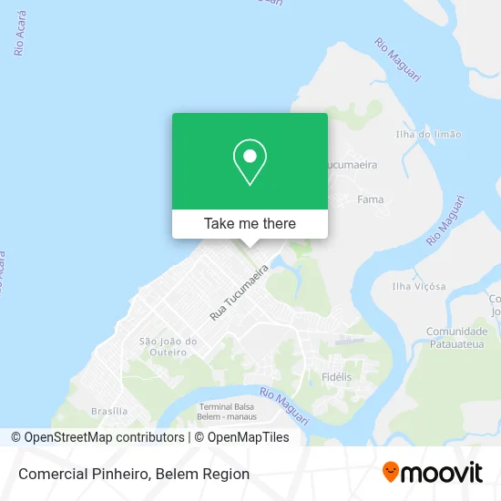 Comercial Pinheiro map