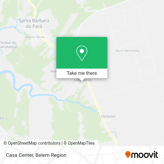 Casa Center map